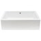 Novatto Rectangular White Porcelain Sink with Overflow NP-018131 - alternate 3